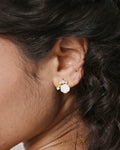 Bloom 0.45 Carat Diamond Earrings-Veyaa