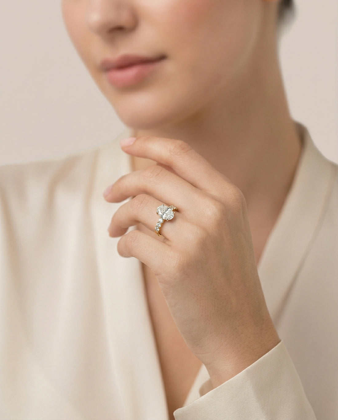 The Lumiere Solitaire Ring (T wt. 4.25 ct)