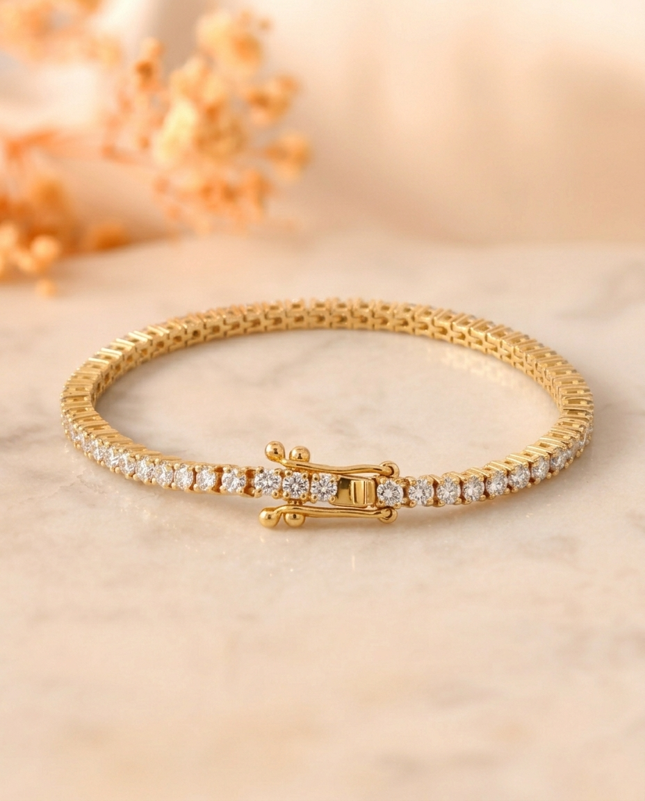 Aurelle Diamond Bracelet (T.wt 3.30 ct)