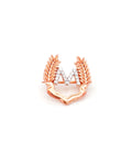 Personalised 0.14 Carat Diamond Brooch-Veyaa