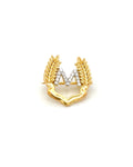 Personalised 0.14 Carat Diamond Brooch-Veyaa
