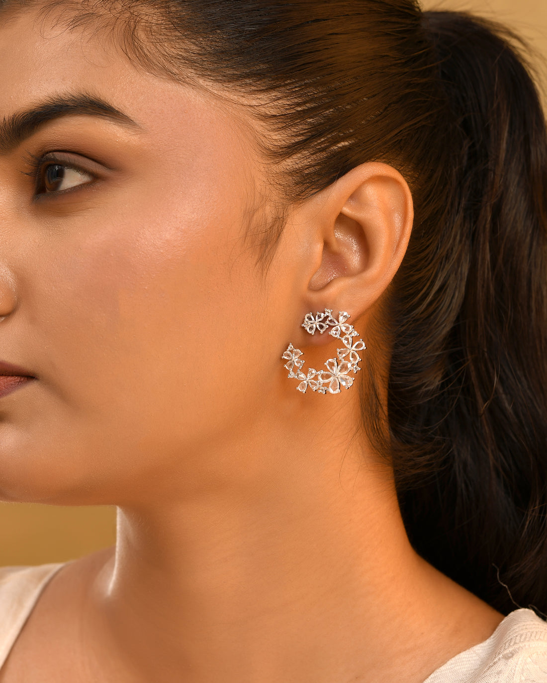 Floral Cluster Earring