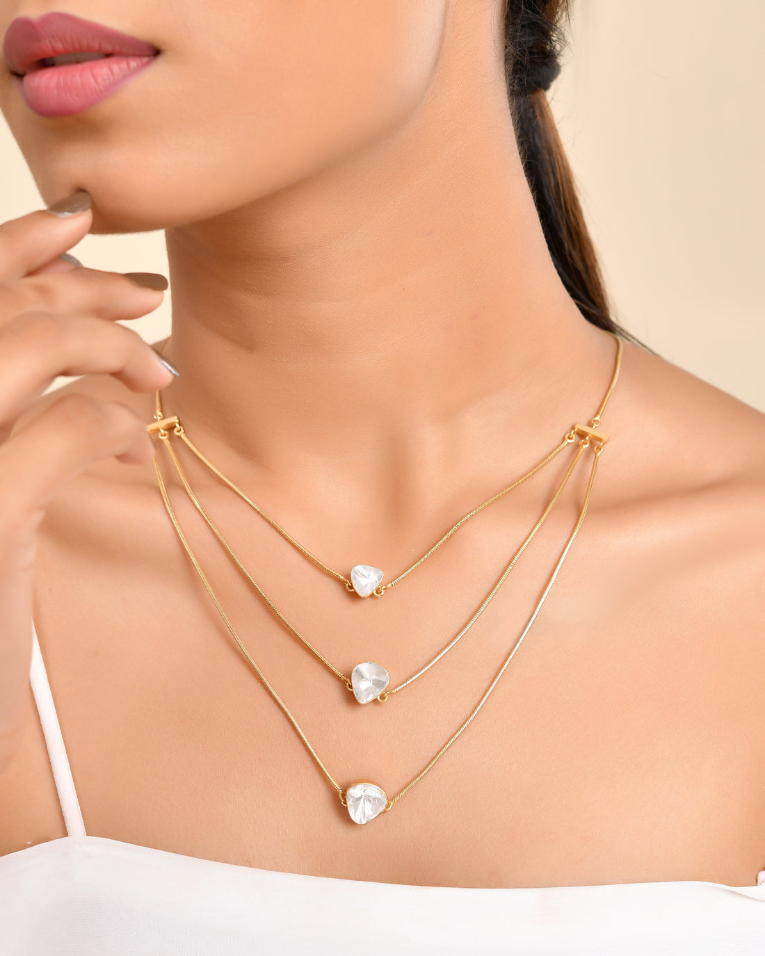 Mehr Diamond Polki Necklace