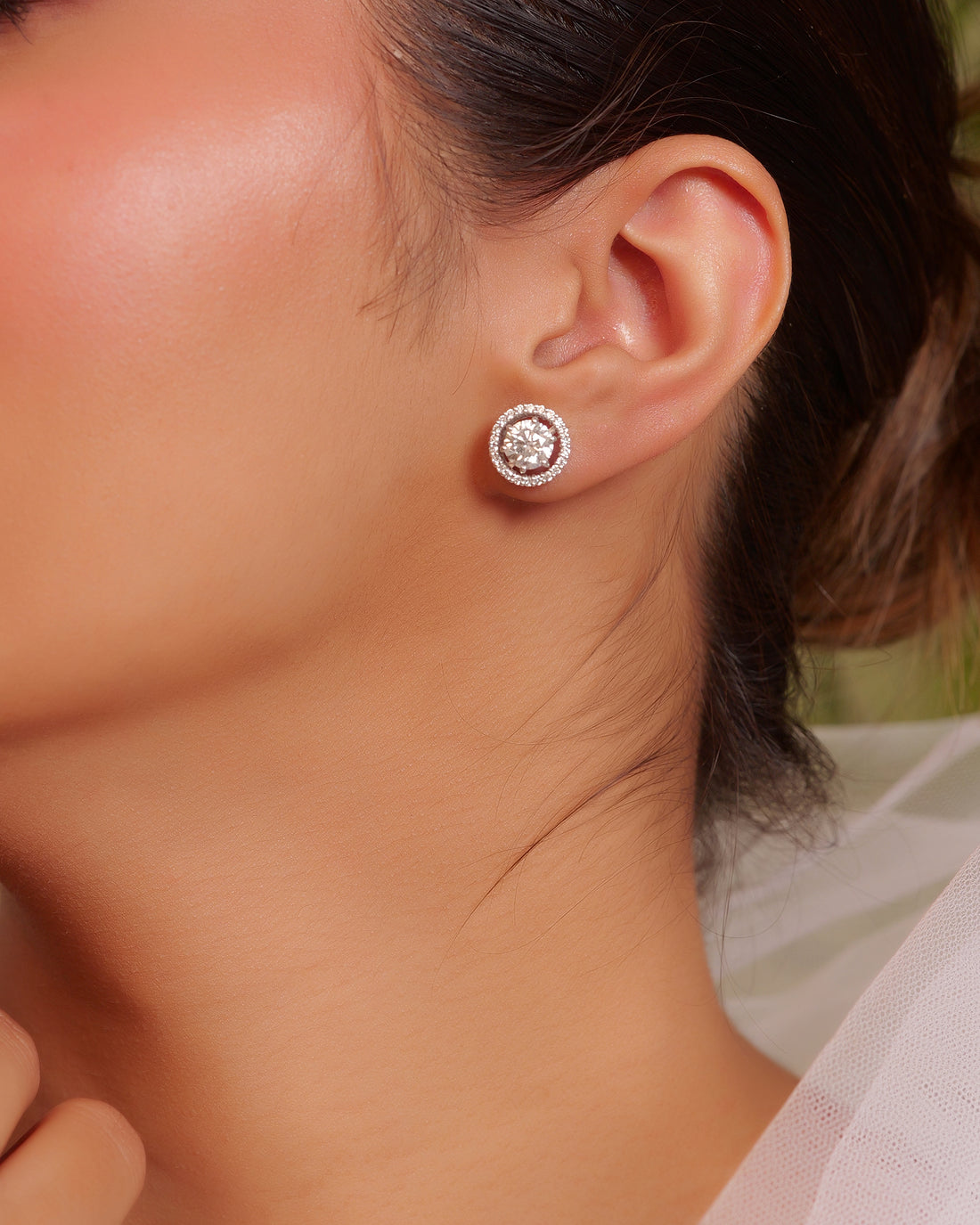 ⁠Diamond Jacket Earings  (T wt. 1.24 ct)