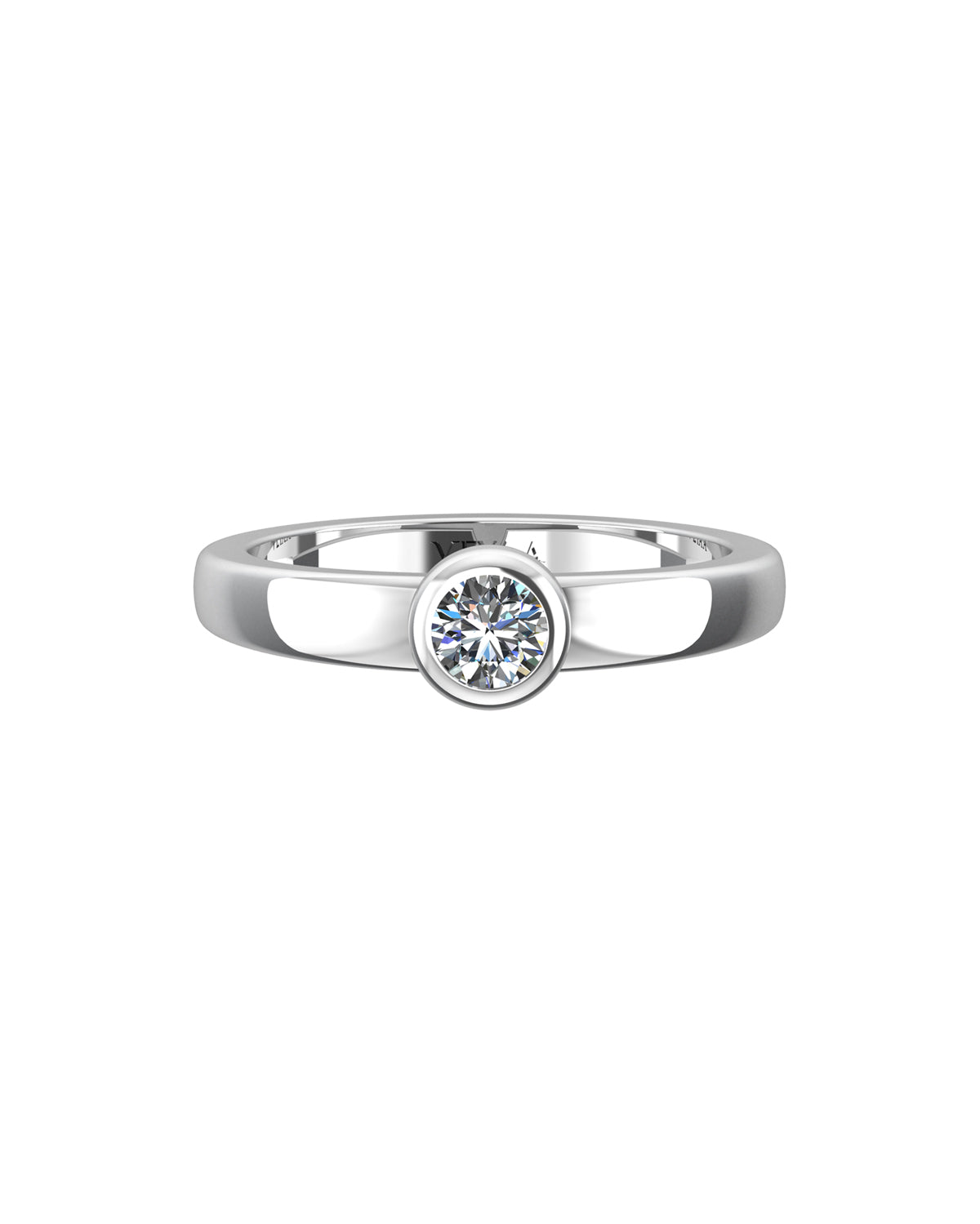 Lily Whirl 0.25 Carat Diamond Ring-Veyaa