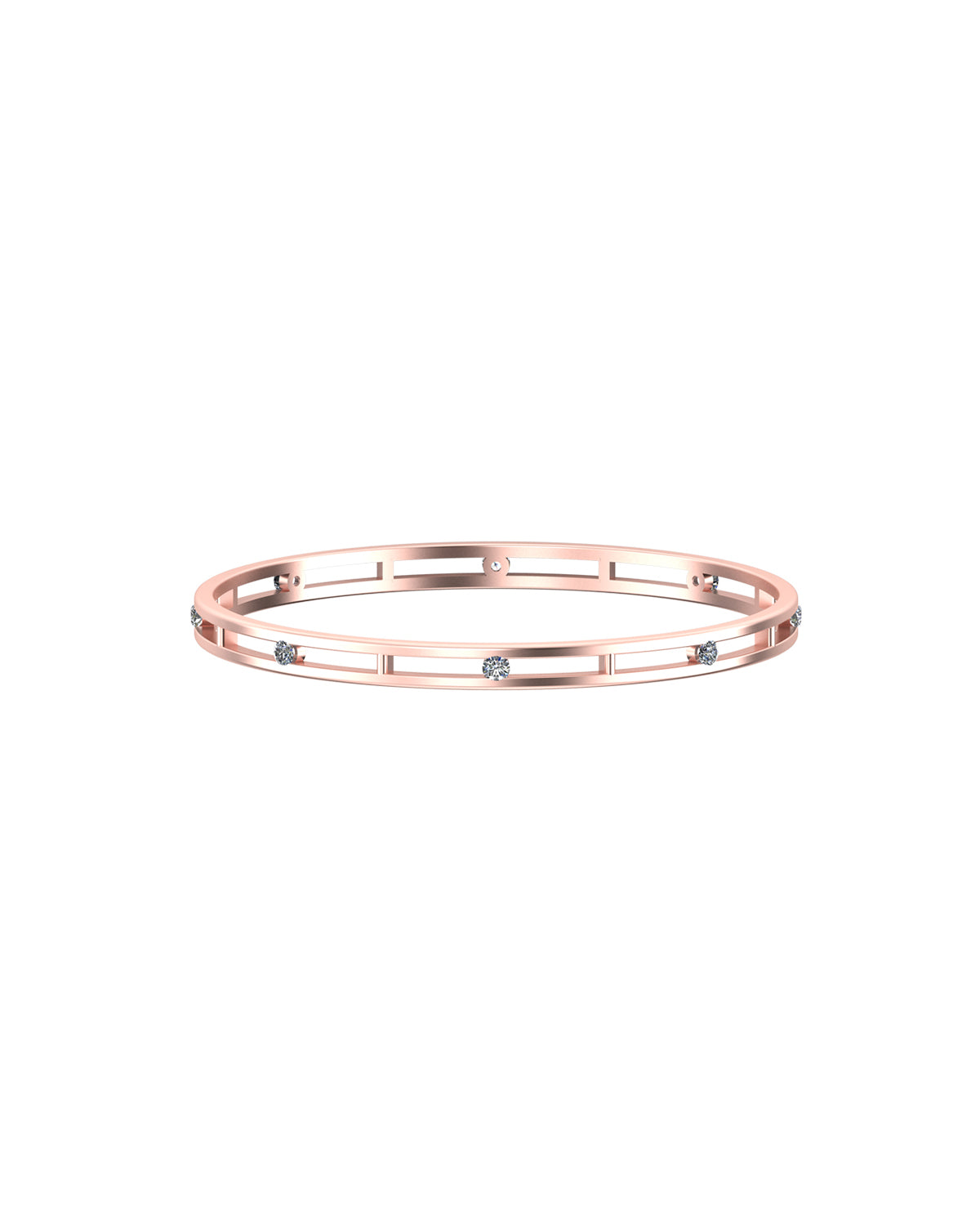 Anmol 0.50 Carat Diamond Bangle-Veyaa