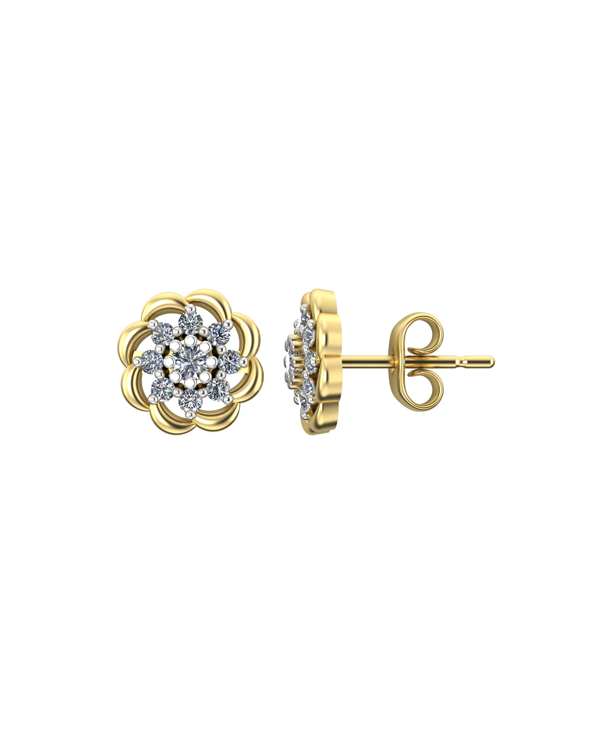 Soul 0.24 Carat Diamond Earrings-Veyaa