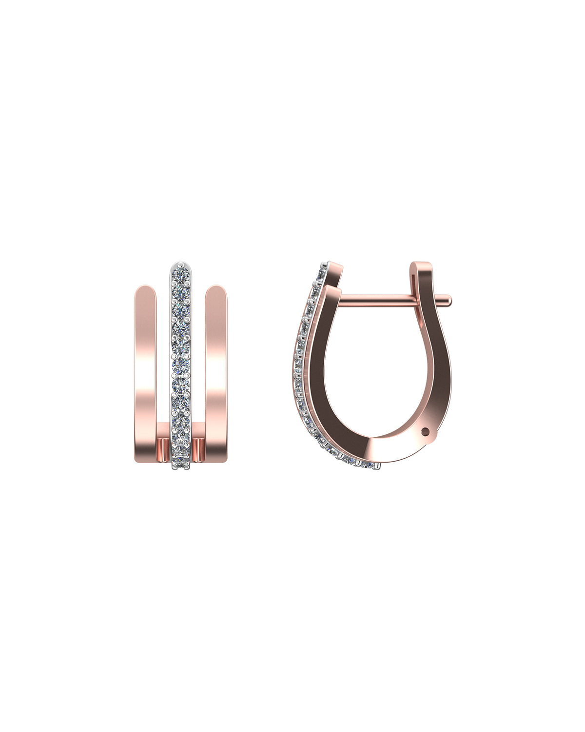 Floe 0.29 Carat Diamond Earrings-Veyaa