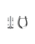 Floe 0.29 Carat Diamond Earrings-Veyaa