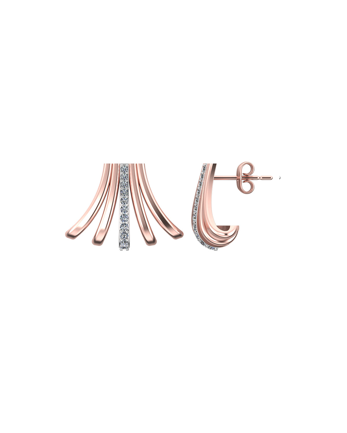 Muse 0.30 Carat Diamond Earrings-Veyaa