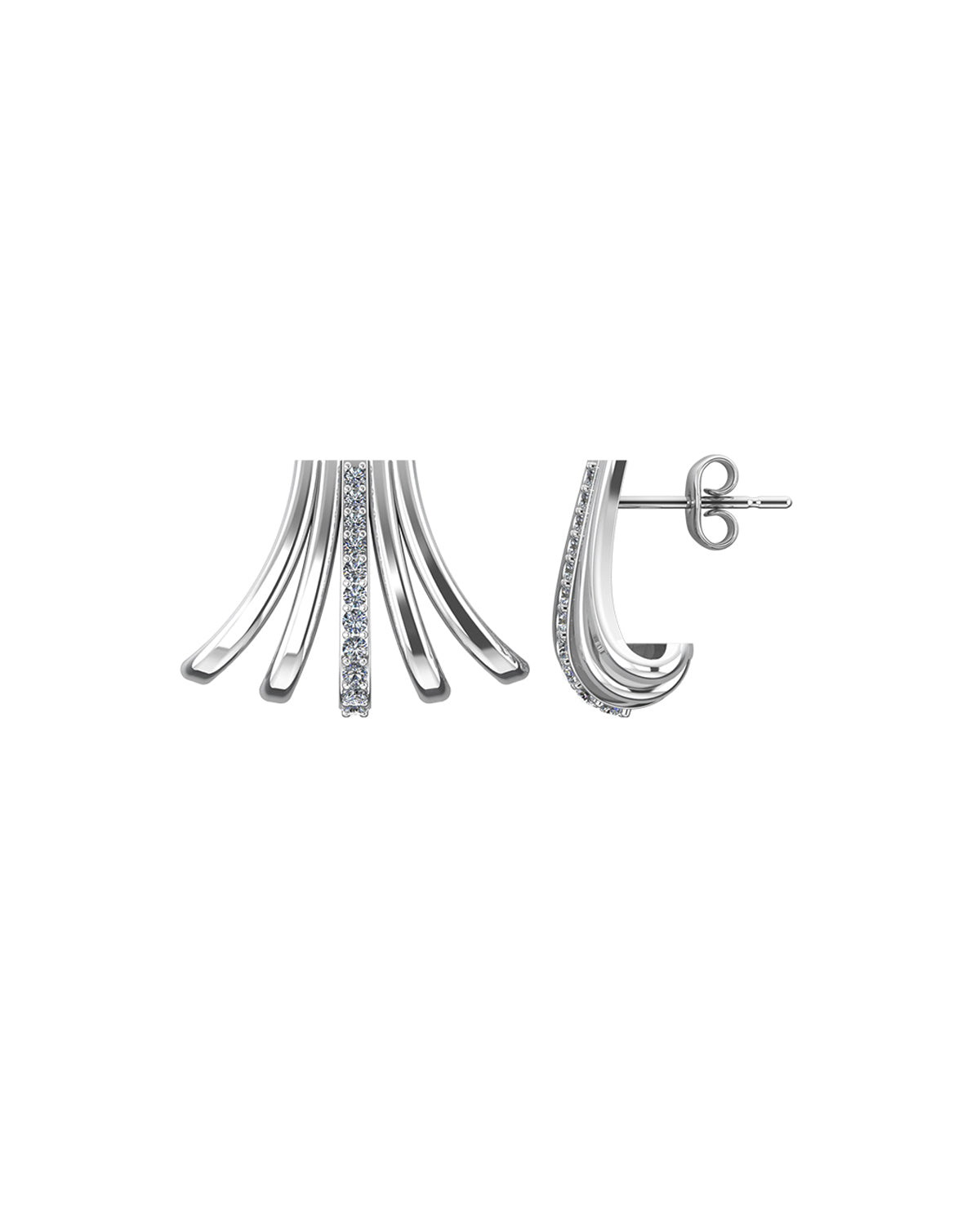 Muse 0.30 Carat Diamond Earrings-Veyaa