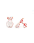 Flower Stud Earrings-Veyaa