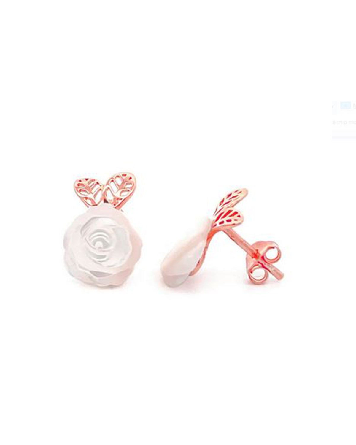 Flower Stud Earrings-Veyaa