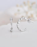 Halo 0.20 Carat Diamond Earrings-Veyaa