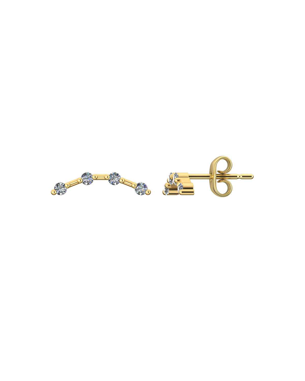 Eon 0.12 Carat Diamond Earrings-Veyaa
