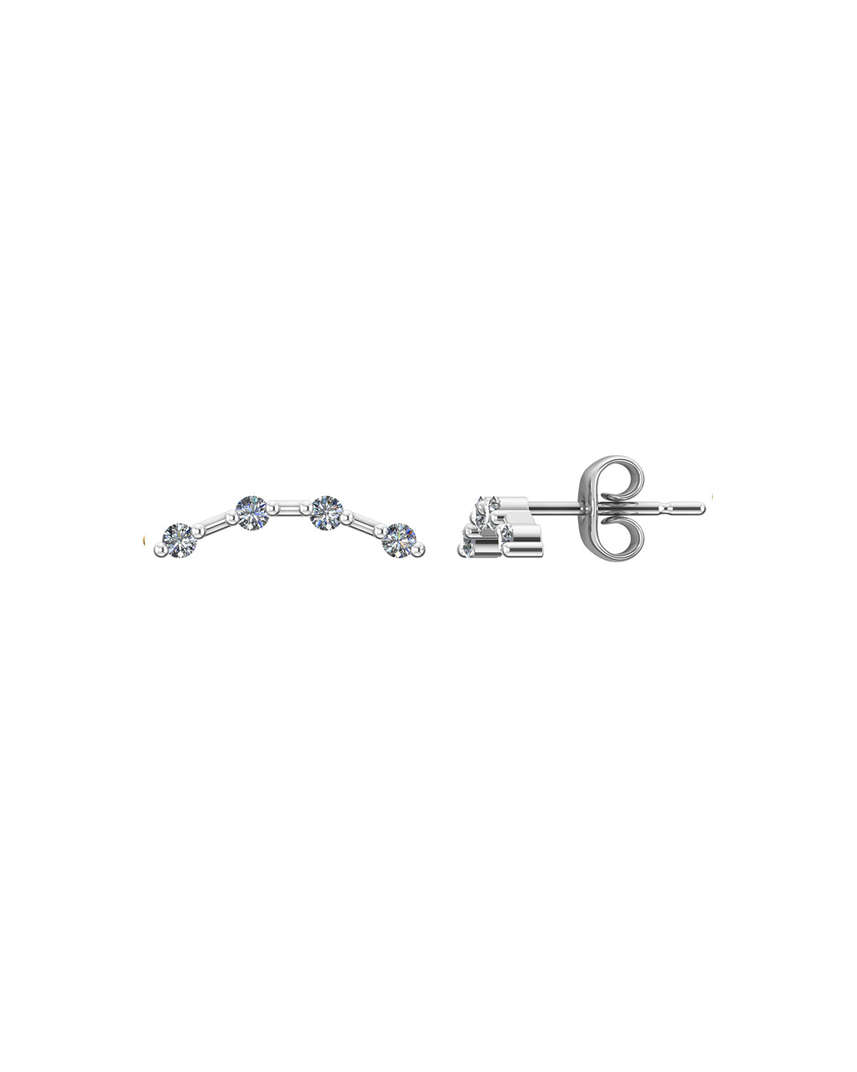 Eon 0.12 Carat Diamond Earrings-Veyaa