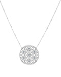 Halo 0.15 Carat Diamond Neckpiece-Veyaa