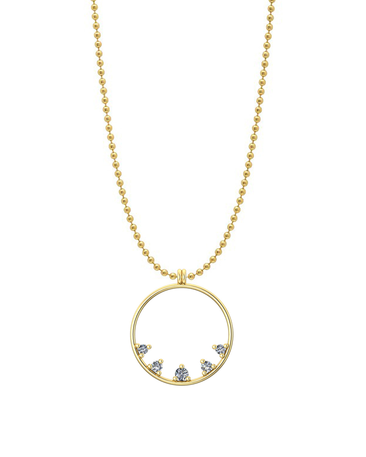 Aura 0.17 Carat Diamond Neckpiece-Veyaa