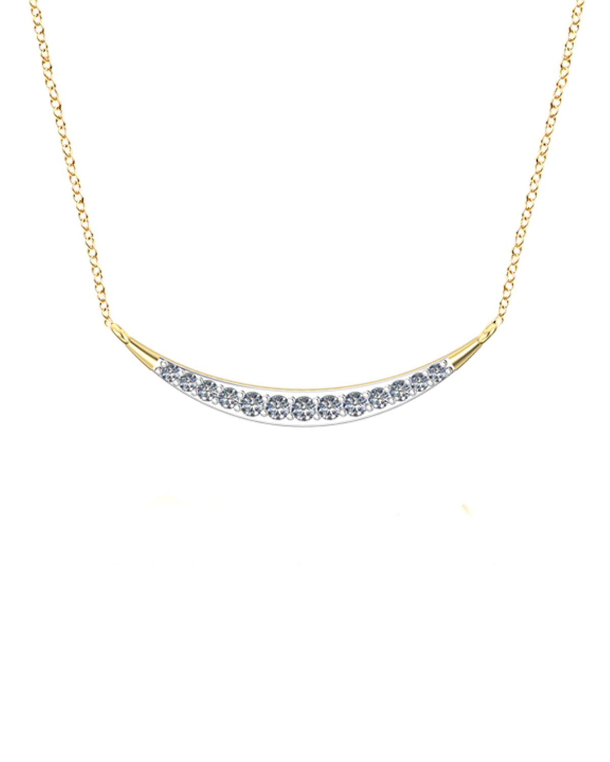 Gleam 0.31 Carat Diamond Neckpiece-Veyaa