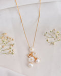 Flora 0.12 Carat Diamond Necklace-Veyaa