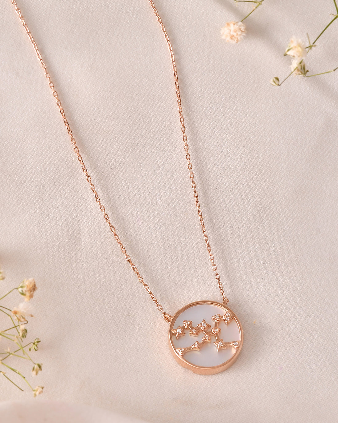 Taurus Zodiac Necklace-Veyaa