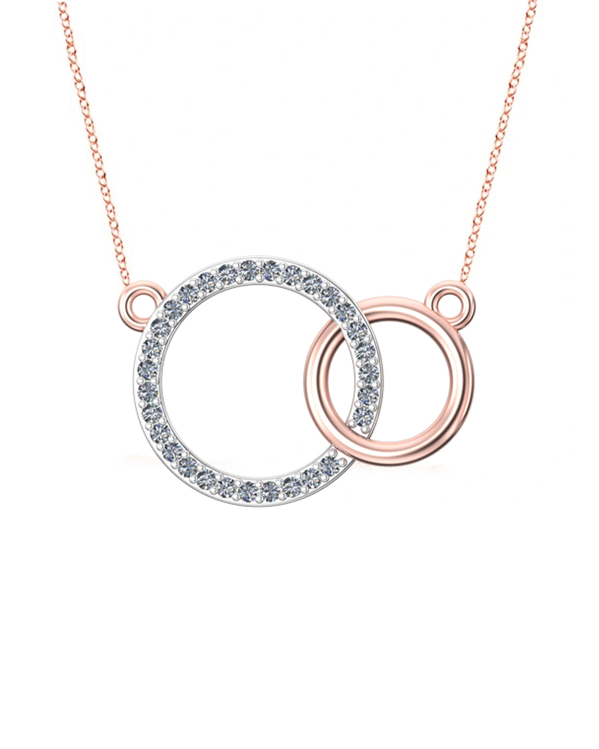 Harmony 0.12 Carat Diamond Neckpiece-Veyaa