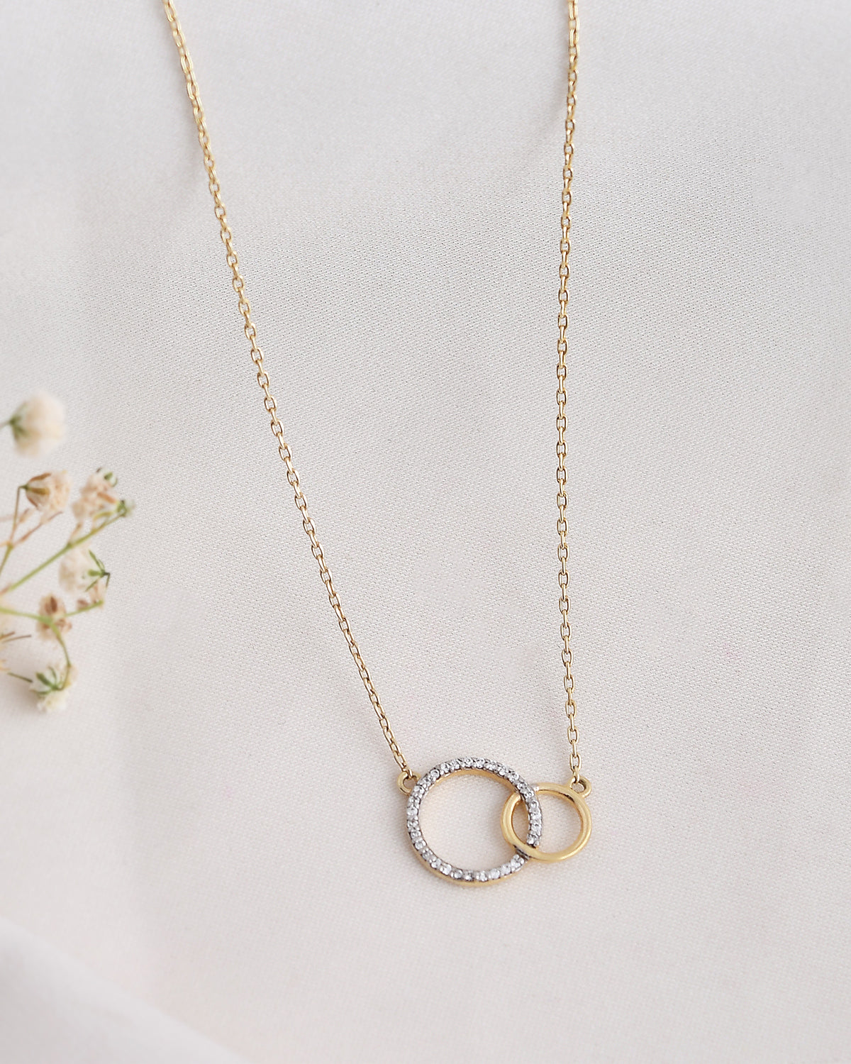 Harmony 0.12 Carat Diamond Neckpiece-Veyaa