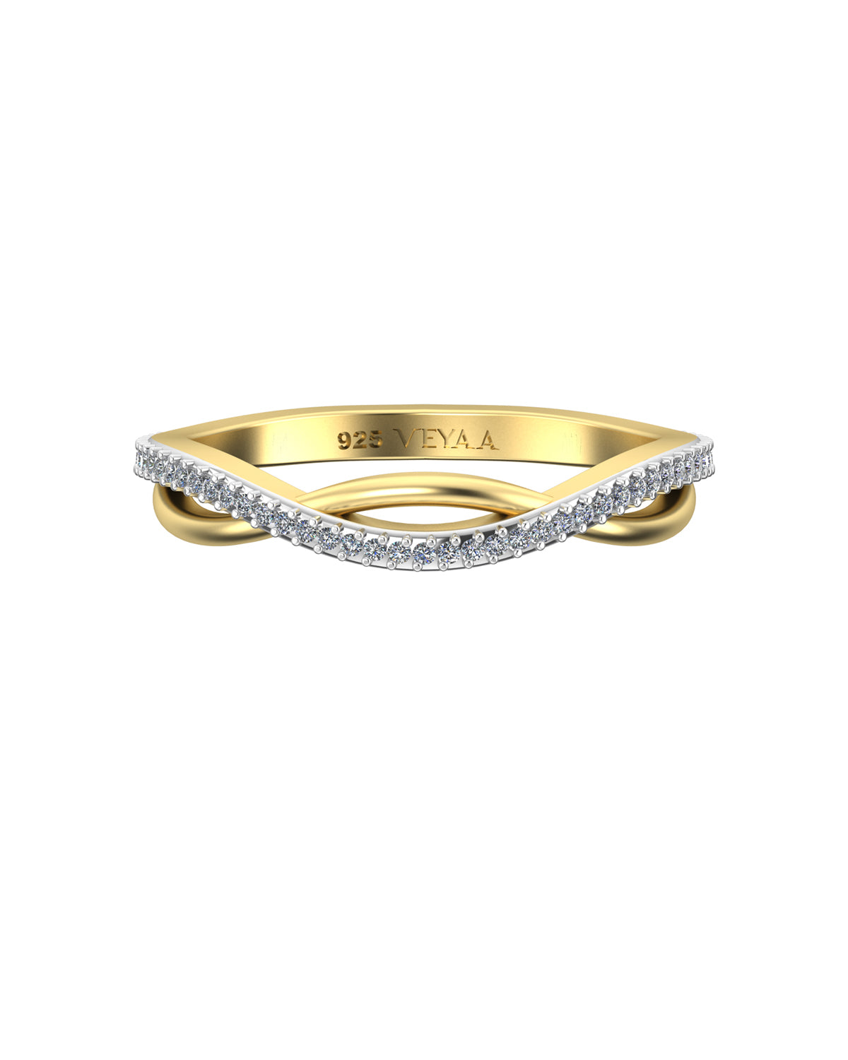 Petite 0.12 Carat Diamond Ring-Veyaa