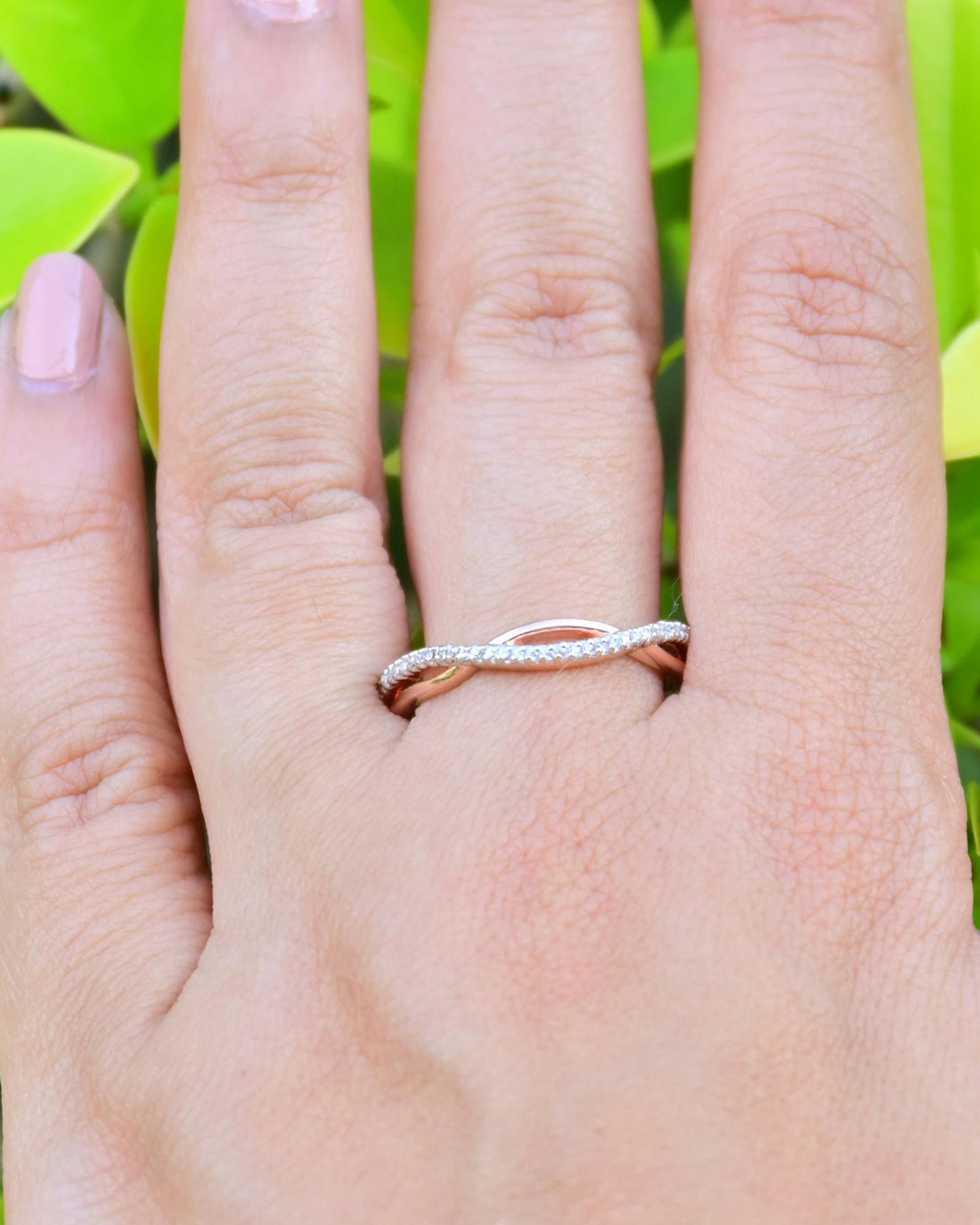 Petite 0.12 Carat Diamond Ring-Veyaa