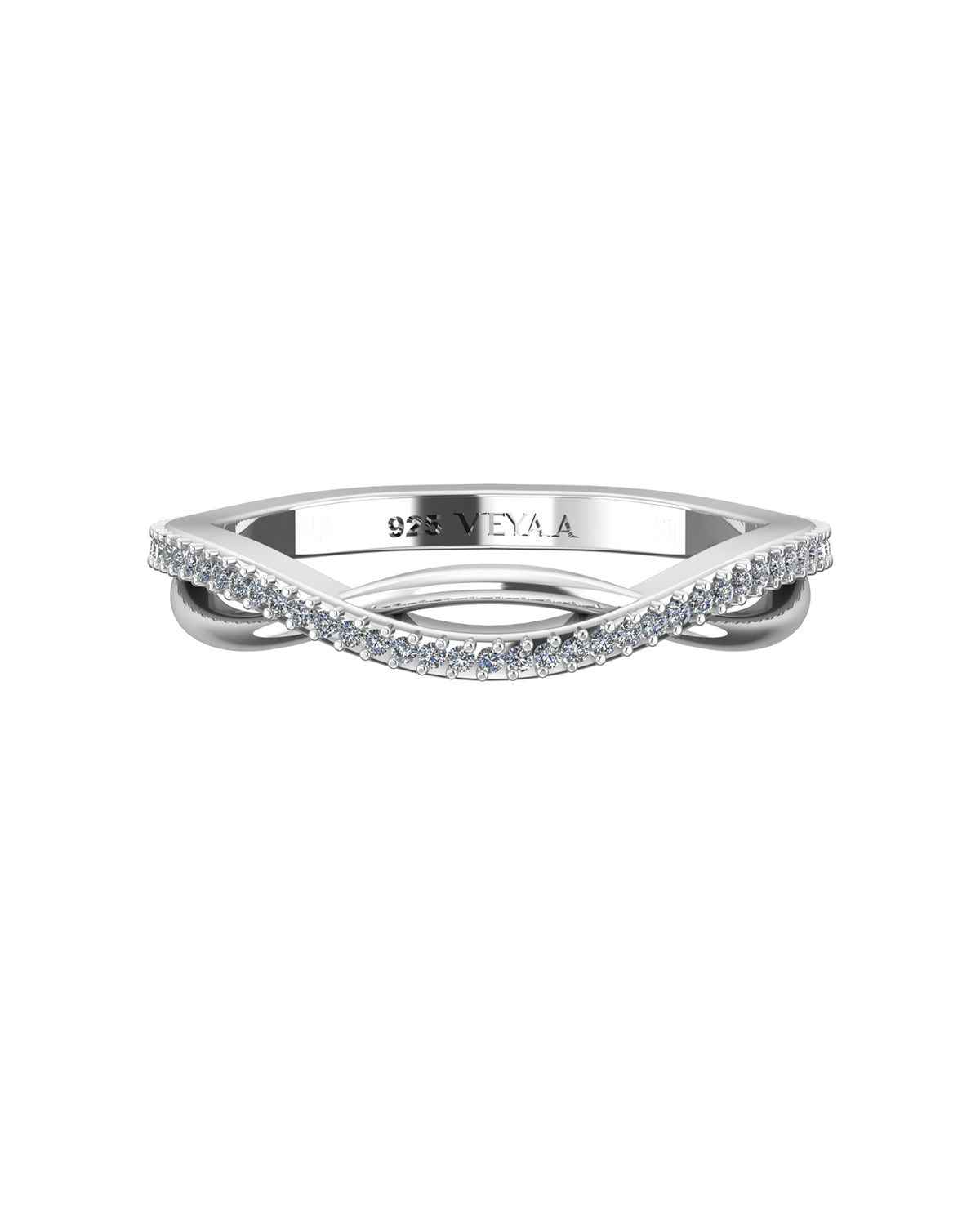 Petite 0.12 Carat Diamond Ring-Veyaa