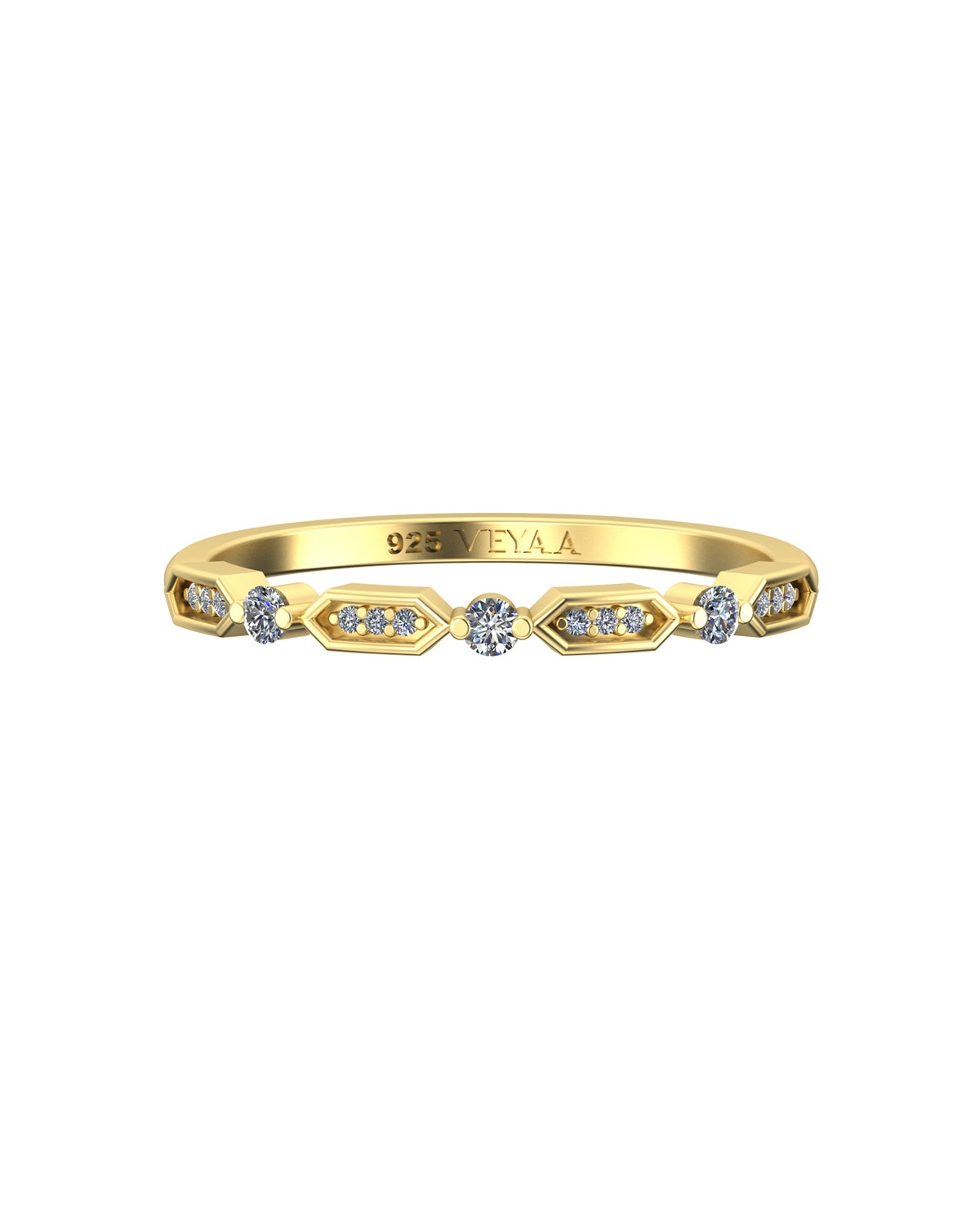 Silk 0.10 Carat Diamond Ring-Veyaa