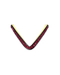 Twirl Natural Ruby and Sapphire Ring-Veyaa