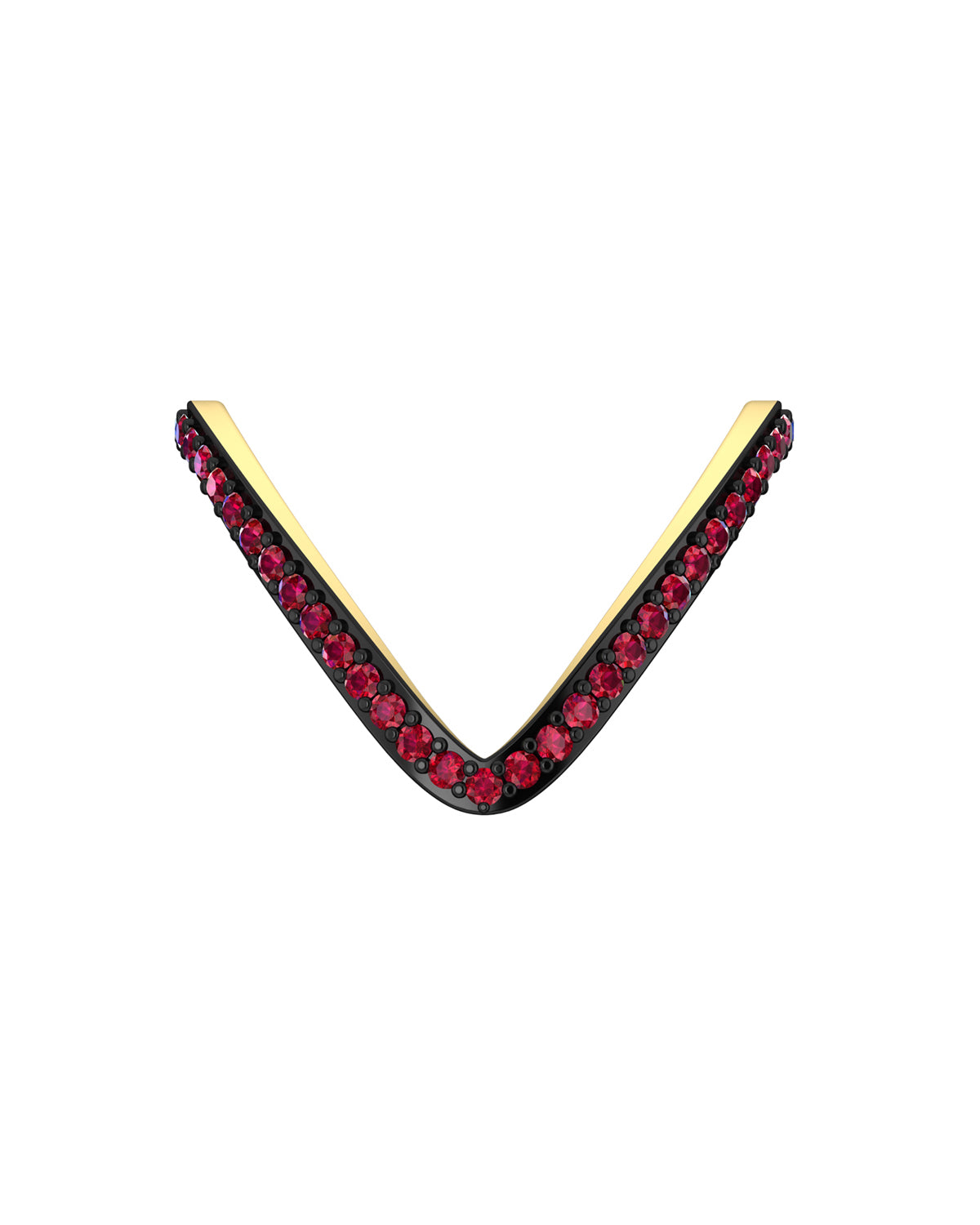 Twirl Natural Ruby and Sapphire Ring-Veyaa