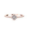 Magnolia 0.13 Carat Diamond Ring-Veyaa