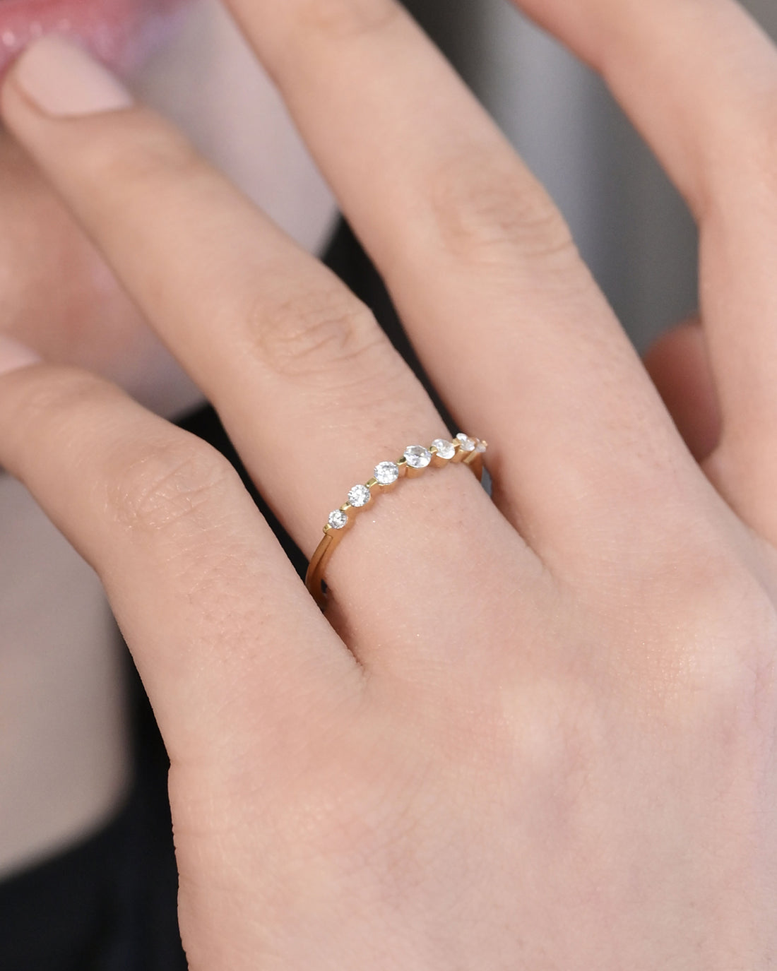 Zinnia 0.26 Carat Diamond Ring-Veyaa