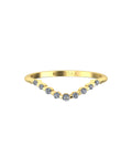 Hazel 0.12 Carat Diamond Ring-Veyaa