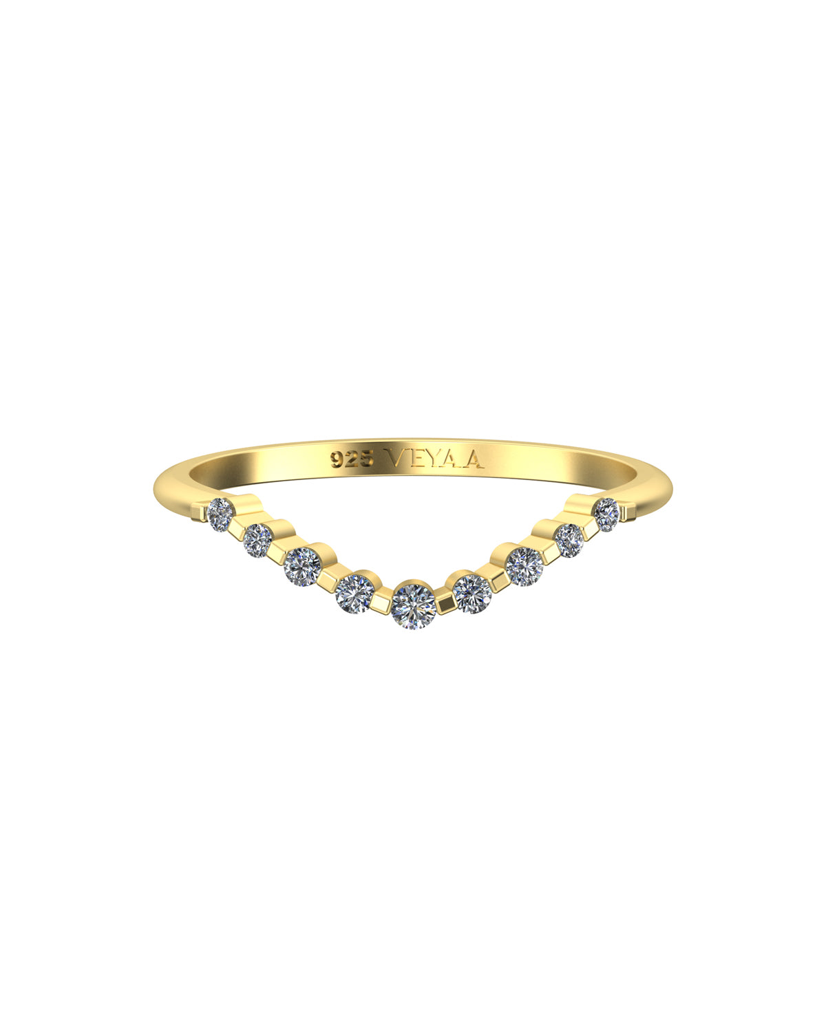 Hazel 0.12 Carat Diamond Ring-Veyaa