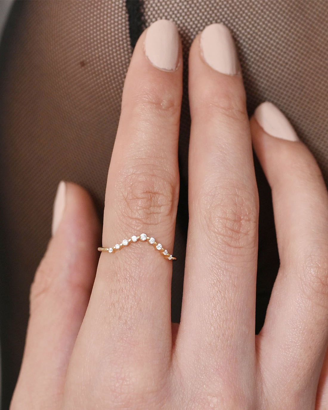 Hazel 0.12 Carat Diamond Ring-Veyaa