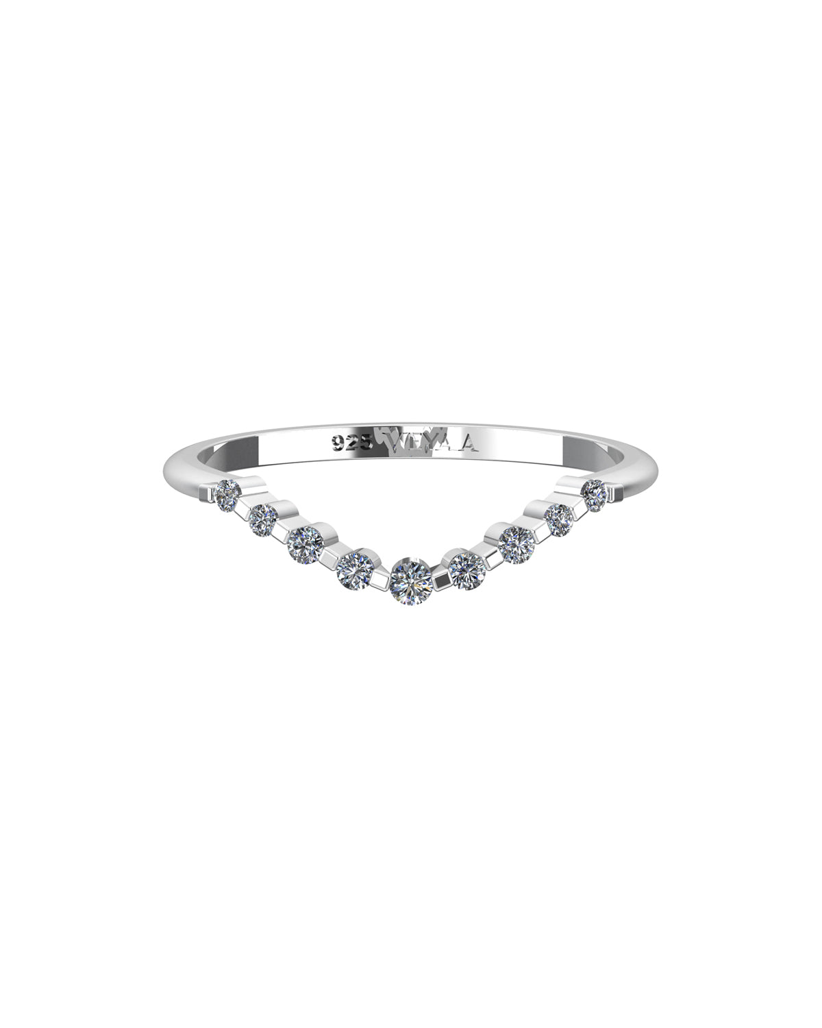 Hazel 0.12 Carat Diamond Ring-Veyaa