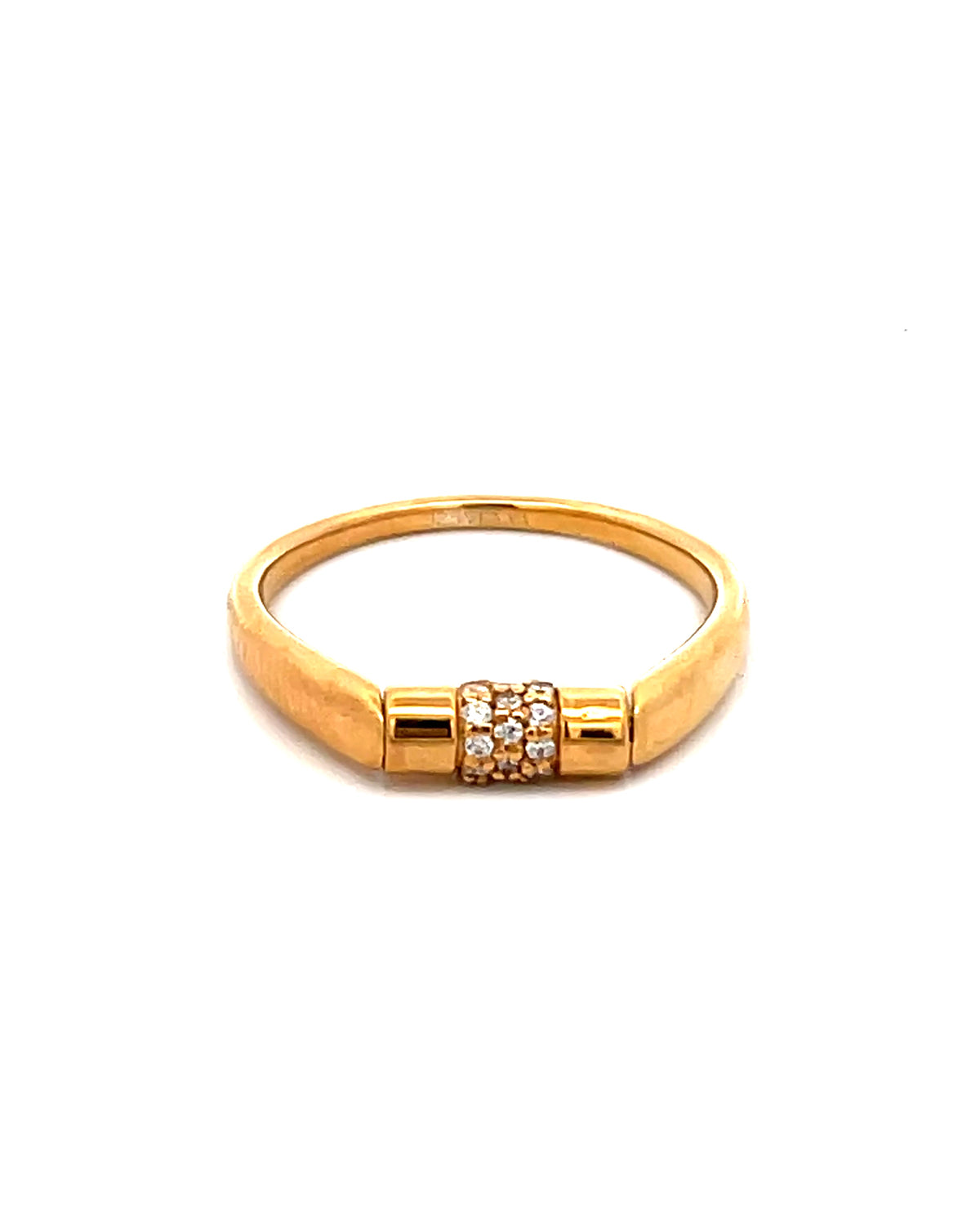 Roller 0.12 Carat Diamond Ring-Veyaa