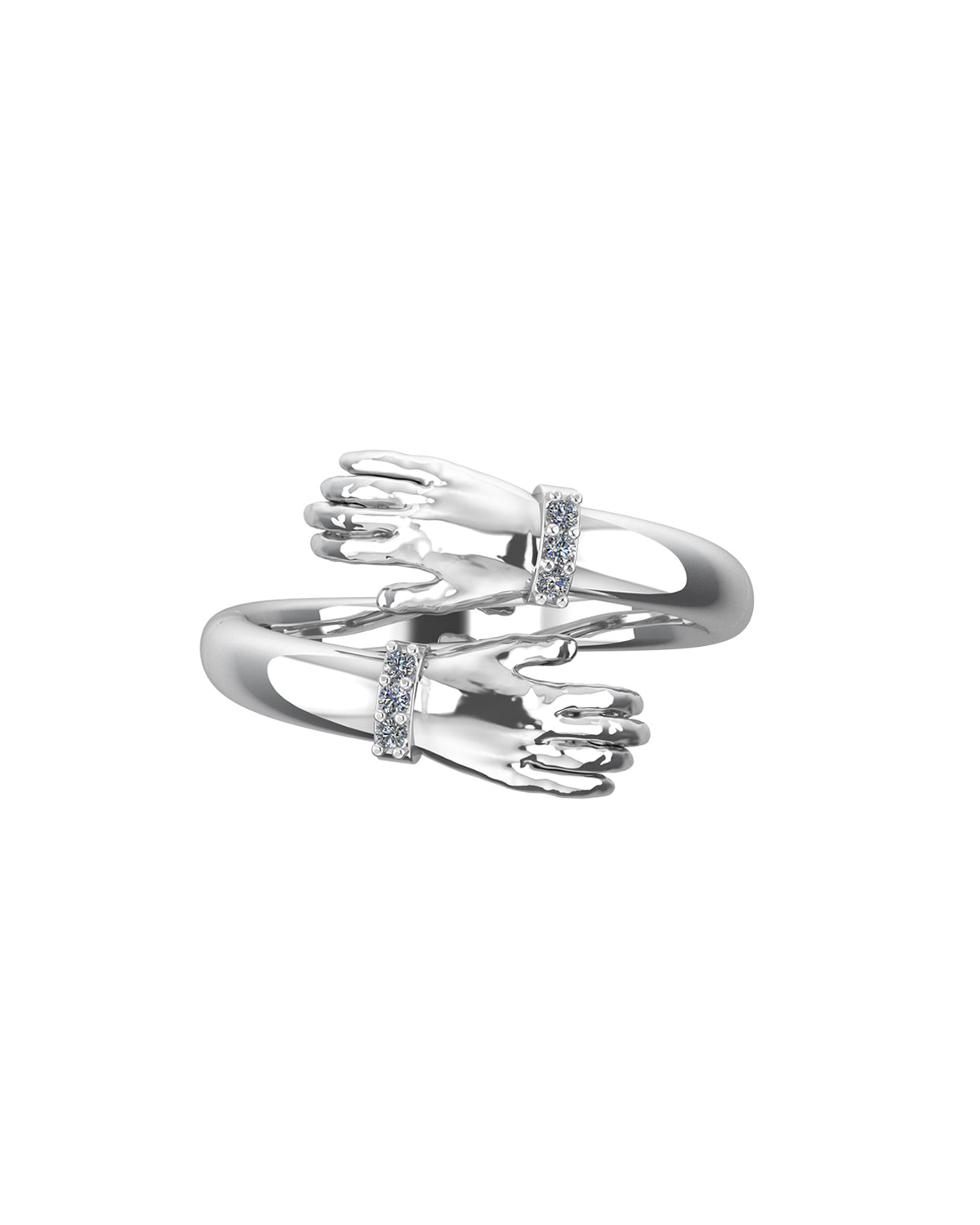 Hug Diamond Ring-Veyaa