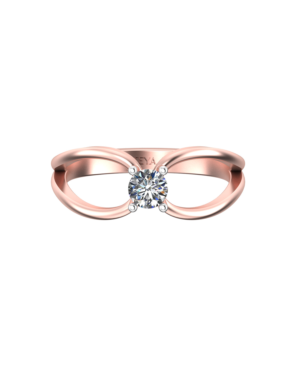 Bloom 0.28 Carat Diamond Ring-Veyaa