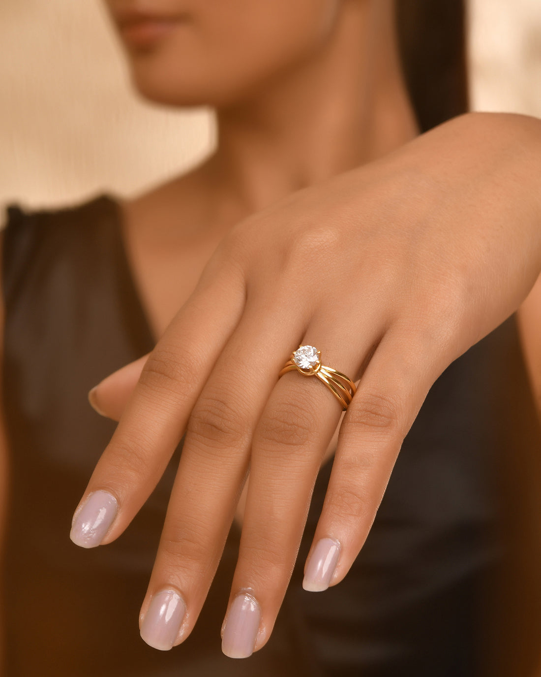 Gul 1 ct diamond ring