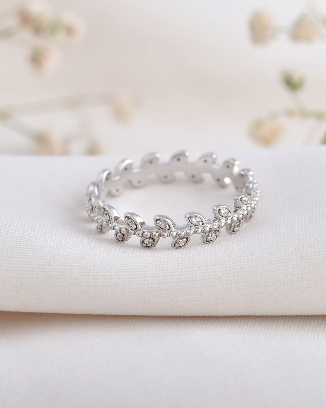 Fern Diamond Ring-Veyaa