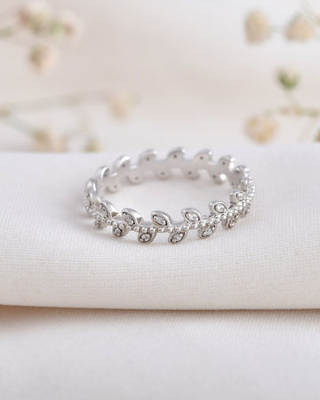 Fern Diamond Ring-Veyaa