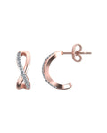 Eterna 0.11 Carat Diamond Earrings-Veyaa