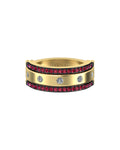 3 IN 1 Diamond and Natural Ruby Band-Veyaa