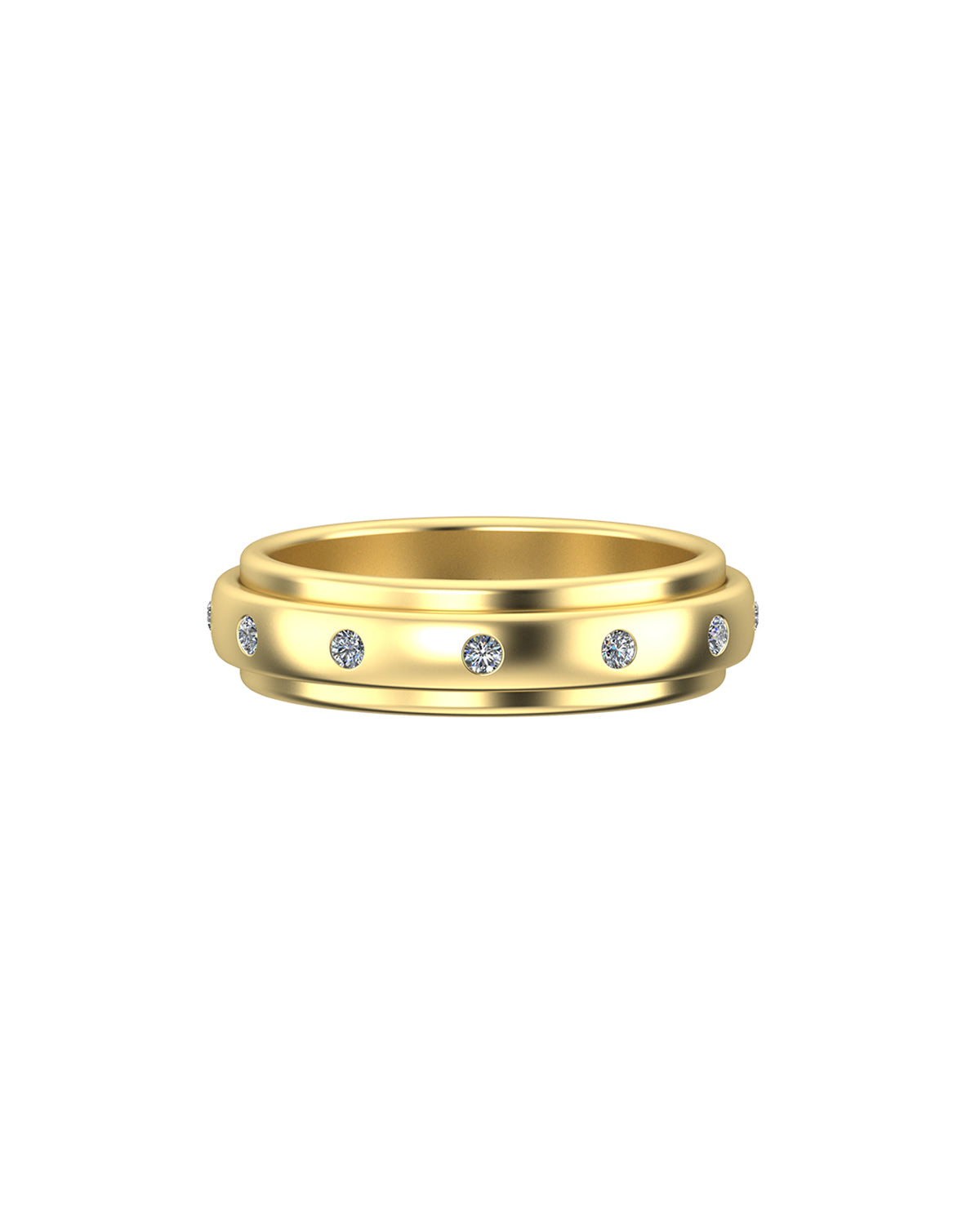 Fidget 0.18 Carat Diamond Spinner-Veyaa