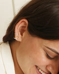 Gleam 0.38 Carat Diamond Earrings-Veyaa