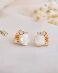 Bloom 0.45 Carat Diamond Earrings-Veyaa